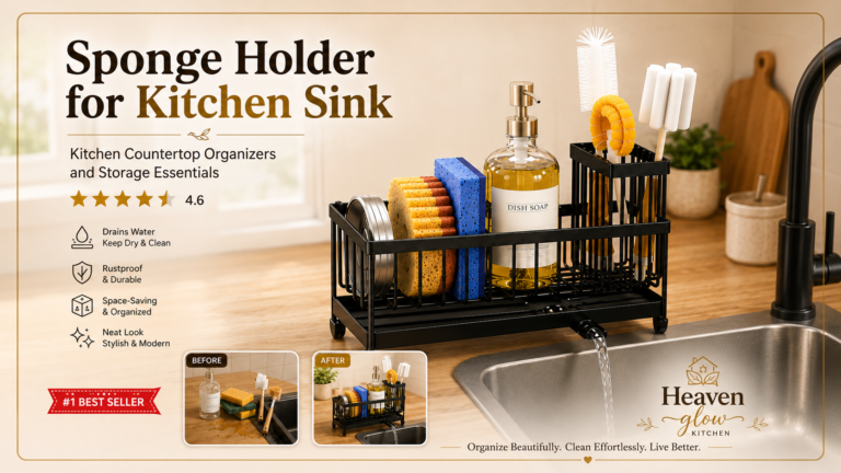 Best Sponge Holder for Kitchen Sink (2026) – Keep Your Kitchen Clean & Organized