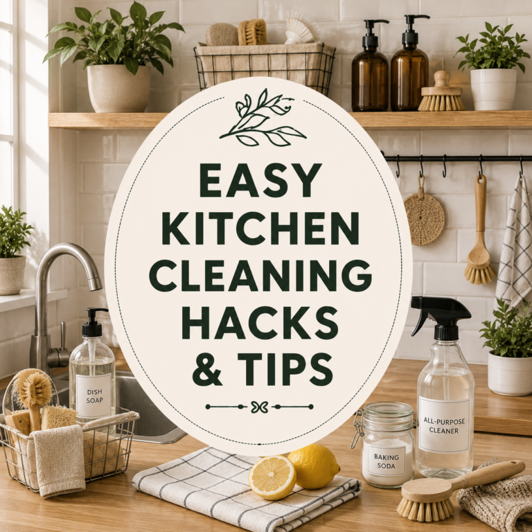 15 Easy Kitchen Cleaning Hacks & Tips for a Sparkling Clean Kitchen