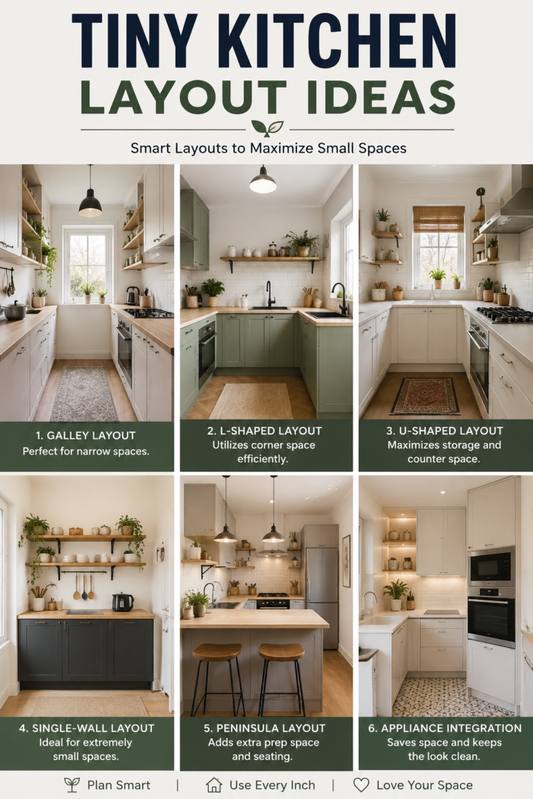 Tiny Kitchen Layout Ideas: