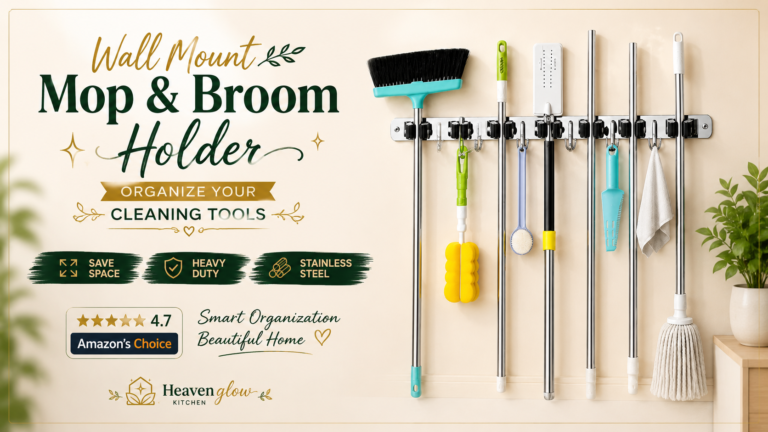 Best Wall Mount Mop & Broom Holder for Every Room in Your Home
